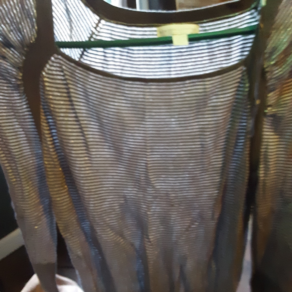Gray striped shirt